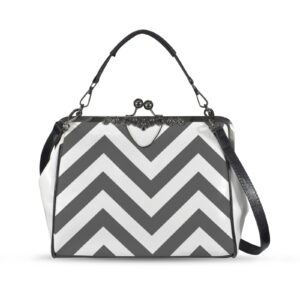 Sac Héritage Noir et blanc -Satinuxe