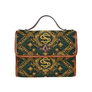 Sac à main Émeraude Lady Fatima Signature – SATINUXE