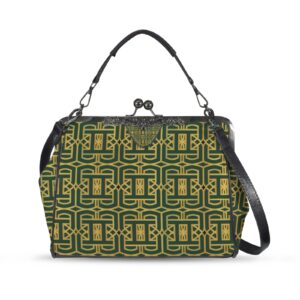 Sac à main Héritage Émeraude Royale – SATINUXE