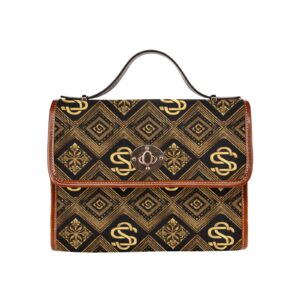 Sac à main Noir Lady Fatima Signature – SATINUXE