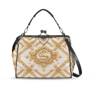 Sac à Main Blanc – Collection Héritage Signature – SATINUXE