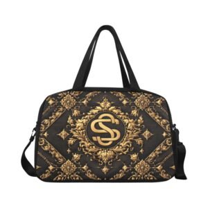 Sac de voyage fourre-tout et bandoulière Noir - SATINUXE