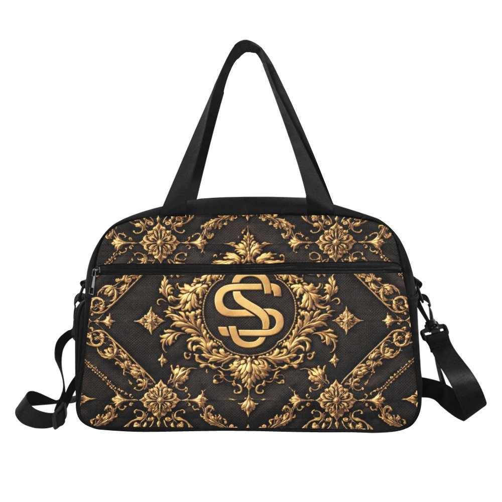 Sac de voyage fourre-tout et bandoulière Noir - SATINUXE – Image 2