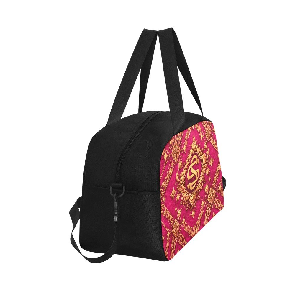 Sac de voyage fourre-tout et bandoulière - Rose - Satinuxe – Image 5