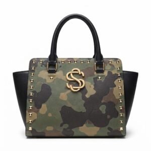 Sac Elite Camo Vert Chic - Satinuxe